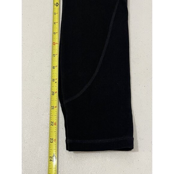 Athleta Perfect Yoga Black Leggings Size Small Ankle Length - Picture 11 of 11